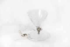 Large Cut Crystal Covered Punch Bowl Service 8 People - 1563660