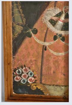 Large Cuzco School Painting of The Virgin Mary - 3097186