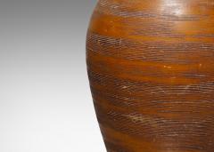 Large Danish Art Deco Table Lamp Evoking Wood - 3740907