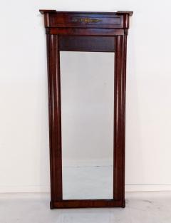 Large Danish Pier Mirror in Mahogany circa 1840 - 3084926