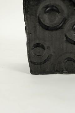 Large Decorative Black Ceramic Vases - 2383021