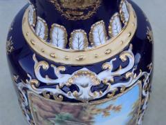 Large Decorative Floor Vases After Richard Klemm Dresden Made By Limoges - 4158460