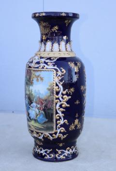 Large Decorative Floor Vases After Richard Klemm Dresden Made By Limoges - 4158461