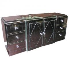 Large Diamond Front Mirrored Dresser - 3107780