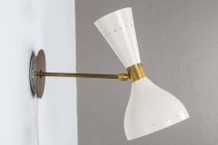 Large Double Cone Italian Sconce in the Style of Stilnovo - 1246216