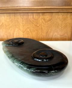 Large Double Kuro Jade M ori Sculpture from New Zealand - 3232870