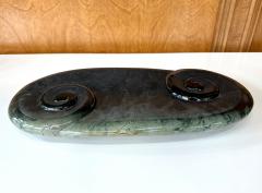 Large Double Kuro Jade M ori Sculpture from New Zealand - 3232871
