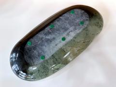 Large Double Kuro Jade M ori Sculpture from New Zealand - 3232872