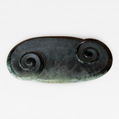 Large Double Kuro Jade M ori Sculpture from New Zealand - 3236282