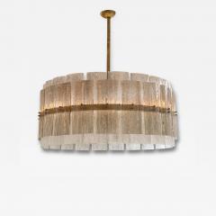 Wide deals drum chandelier