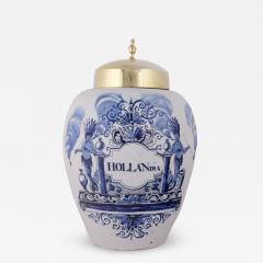 Large Dutch Delft Jar inscribed Hollandia - 4568595