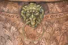 Large Dutch Round Copper Bucket - 4548214