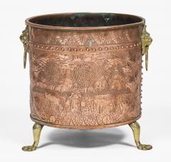 Large Dutch Round Copper Bucket - 4548216