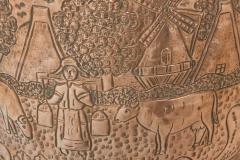 Large Dutch Round Copper Bucket - 4548219