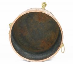 Large Dutch Round Copper Bucket - 4548221