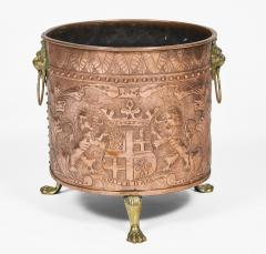 Large Dutch Round Copper Bucket - 4552133