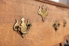 Large Early 19thC English Oak Dresser Base - 3892906