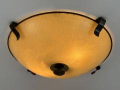 Large Elegant Mid Century Modern Flush Mount or Ceiling Fixture Germany 1950s - 4591906
