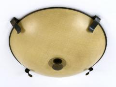 Large Elegant Mid Century Modern Flush Mount or Ceiling Fixture Germany 1950s - 4591907