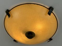 Large Elegant Mid Century Modern Flush Mount or Ceiling Fixture Germany 1950s - 4591908