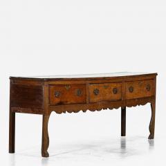 Large English 18thC Oak Dresser Base - 3508141