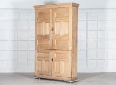 Large English 19thC Ash Housekeepers Cupboard - 2758128