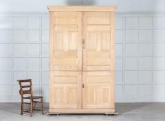 Large English 19thC Ash Housekeepers Cupboard - 2758129