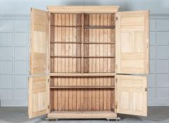 Large English 19thC Ash Housekeepers Cupboard - 2758130