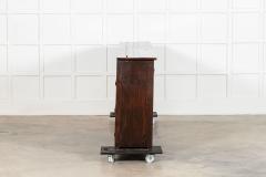 Large English 19thC Elm Dresser Base - 4320578