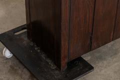Large English 19thC Elm Dresser Base - 4320583