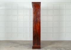 Large English 19thC Mahogany Astral Glazed Bookcase Display Cabinet - 3200260
