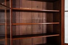 Large English 19thC Mahogany Glazed Bookcase - 4484591