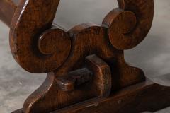 Large English 19thC Oak Refectory Table - 3053336