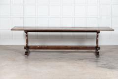 Large English 19thC Oak Refectory Table - 3053337