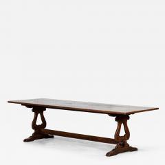 Large English 19thC Oak Refectory Table - 3054103