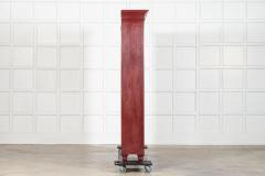 Large English 19thC Painted Glazed Pine Bookcase - 4435562