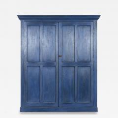Large English 19thC Painted Pine Larder Cupboard - 4427889