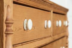 Large English 19thC Pine Dresser - 3686447