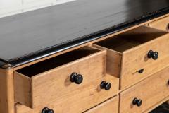 Large English 19thC Pine Dresser Base Drawers - 4405455