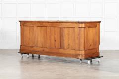 Large English 19thC Pine Grain Bin Store Chest Counter - 3923417