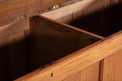 Large English 19thC Pine Grain Bin Store Chest Counter - 3923424