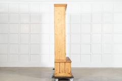 Large English 19thC Pine Housekeepers Cupboard - 4152962