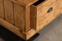 Large English 19thC Pine Housekeepers Cupboard - 4152967