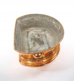 Large English Antique Copper Basin Lions Head Side Handles - 3811322