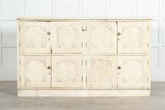 Large English Bleached Pine Locker Cabinet - 3220773