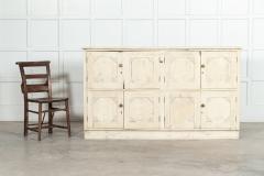Large English Bleached Pine Locker Cabinet - 3220775