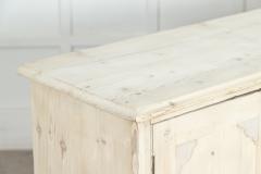Large English Bleached Pine Locker Cabinet - 3220783