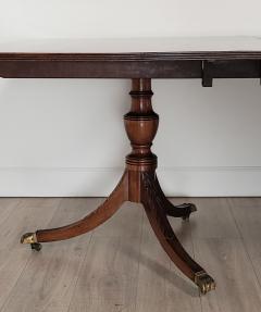 Large English Dining Table Mahogany with Satinwood 19th century and later - 3974015