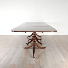 Large English Dining Table Mahogany with Satinwood 19th century and later - 3974022