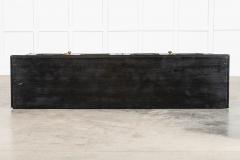 Large English Ebonised Pine Locker Cabinet - 4156861